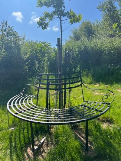 Wrought Iron Bench - Community Park